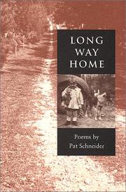Cover of: Long way home: poems