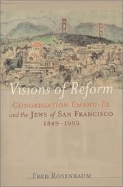 Cover of: Visions of Reform  by Fred Rosenbaum