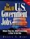 Cover of: The Book of U.S. Government Jobs