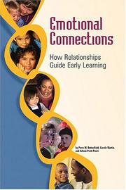 Cover of: Emotional Connections: How Relationships Guide Early Learning