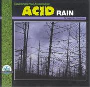 Cover of: Environmental awareness--acid rain