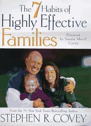 Cover of: The 7 Habits of Highly Effective Families by Stephen R. Covey
