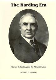 The Harding era by Robert K. Murray