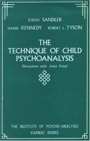 The technique of child psychoanalysis