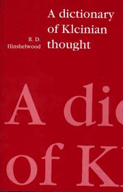 A dictionary of Kleinian thought