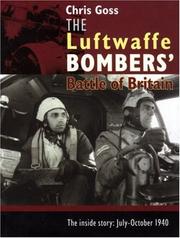 Cover of: The Luftwaffe Bombers Battle of Britain