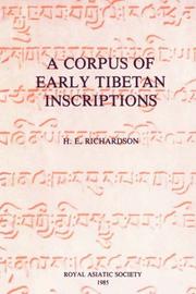 A Corpus of early Tibetan inscriptions