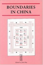 Cover of: Boundaries in China