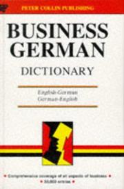 Business German dictionary : English-German, German-English