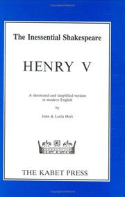 Shakespeare's Henry V : a shortened and simplified version in modern English