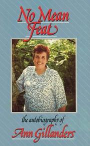 No mean feat : the autobiography of Ann Gillanders