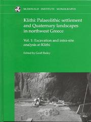 Klithi : Palaeolithic settlement and Quaternary landscapes in northwest Greece