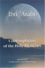 Cover of: Contemplation of the Holy Mysteries by Ibn al-Arabi
