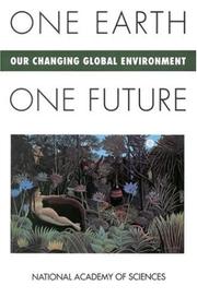 Cover of: One Earth, One Future by Cheryl Simon Silver