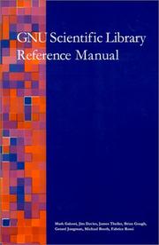 GNU scientific library : reference manual