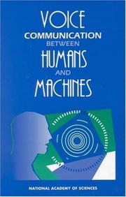 Cover of: Voice communication between humans and machines