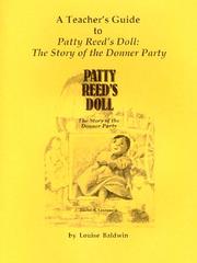 Cover of: A Teacher's Guide to 'Patty Reed's Doll: The Story of the Donner Party