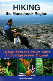 Cover of: Hiking the Monadnock Region | Joe Adamowicz