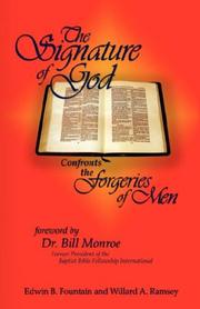 Cover of: The Signature of God Confronts the Forgeries of Men
