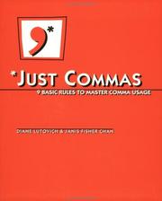 Cover of: Just Commas: 9 Rules to Master Comma Usage