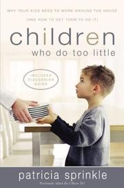 Cover of: Children who do too little