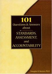Cover of: 101 Questions and Answers to Standards, Assessment, and Accountability