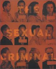 Cover of: The Sexual Criminal
