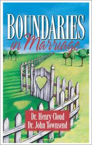 Boundaries in Marriage by Henry Cloud, John Sims Townsend, Dick Fredricks