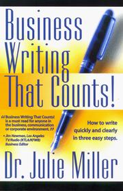 Cover of: Business writing that counts!