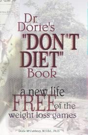 Cover of: Dr. Dorie's "don't diet" book by Dorie McCubbrey