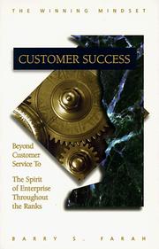 Cover of: Customer success