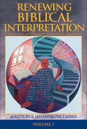 Renewing biblical interpretation