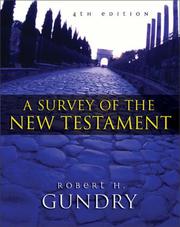 Cover of: A survey of the New Testament by Robert Horton Gundry