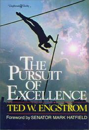 Cover of: Pursuit of Excellence, The