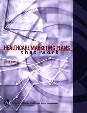Cover of: Healthcare marketing plans that work