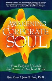 Cover of: Awakening Corporate Soul: Four Paths to Unleash the Power of People at Work
