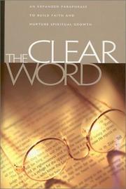 Cover of: Clear Word by Jack Blanco