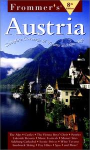 Cover of: Frommer's Austria (Frommer's Austria, 8th ed)