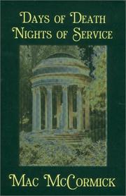 Cover of: Days of death nights of service