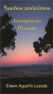 Cover of: Sueños anónimos =: Anonymous dreams