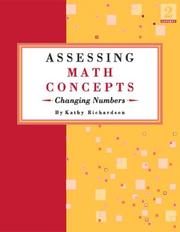 Cover of: Assessing Math Concepts by Kathy Richardson
