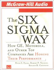 The Six Sigma Way by Peter Pande, Robert P. Neuman, Roland R. Cavanagh