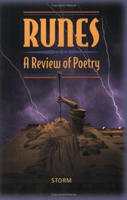 Cover of: RUNES: A Review of Poetry--Storm