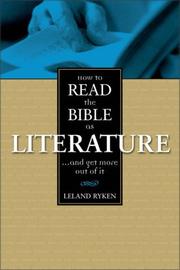 Cover of: How to read the Bible as literature