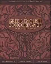 Cover of: The Greek English concordance to the New Testament