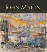 Cover of: The John Marin Collection of the Colby College Museum of Art
