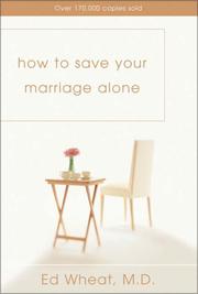 Cover of: How to save your marriage alone