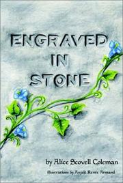 Cover of: Engraved in Stone by Alice Scovell Coleman
