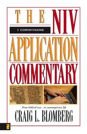 Cover of: 1 Corinthians by Craig L. Blomberg