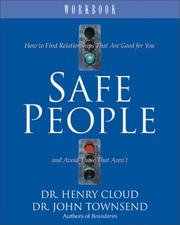 Cover of: Safe People Workbook